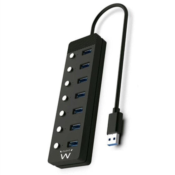USB Hub Ewent EW1147 Black