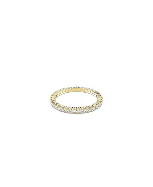Vittore Round Cut Gold Tone Plated Ring