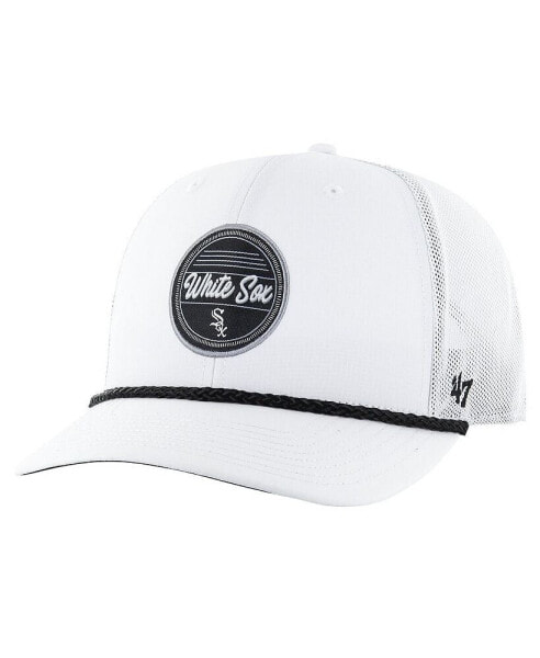 Бейсболка регулируемая '47 Brand для мужчин белого цвета Chicago White Sox Fairway Trucker