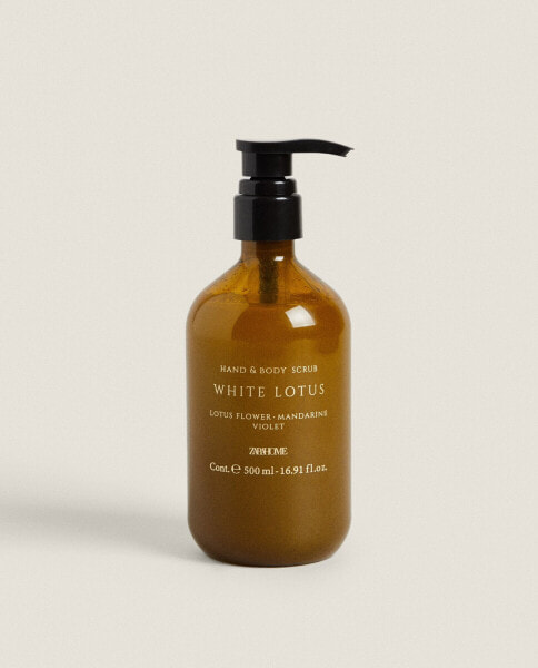 (500 ml) white lotus body scrub