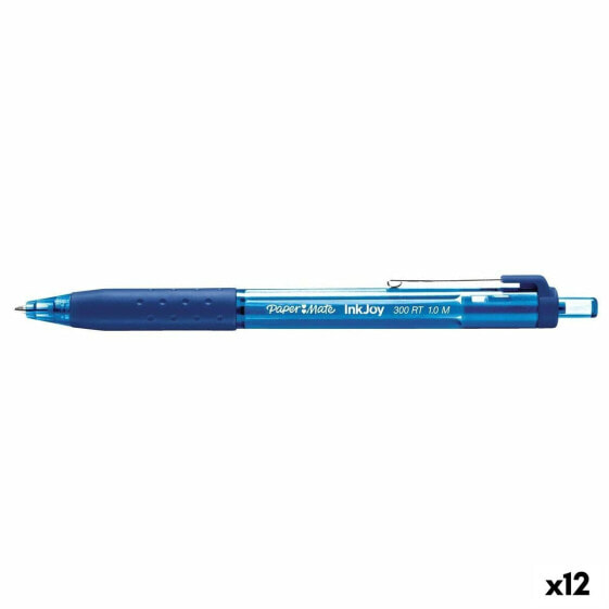 Ручка шариковая Paper Mate INKJOY 300RT Синий 1 мм (12 штук)