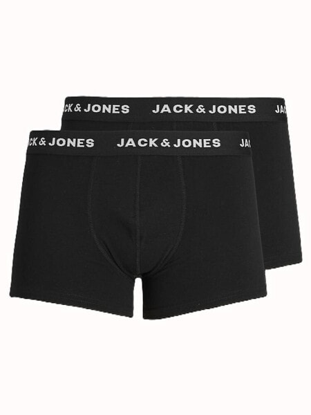 Jack & Jones 2 pack trunks in black