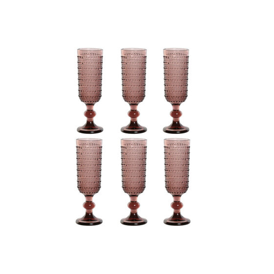 Набор рюмок Home ESPRIT Розовый Стеклянный 150 мл (6 штук)