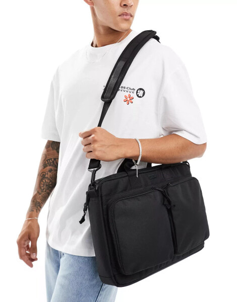 Levi's L pack messenger bag in black