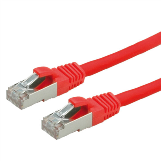VALUE Patchkabel Kat.6 S/Ftp LSOH rot 1 m - Cable - Network