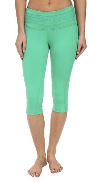 Prana 241410 Womens Olympia Activewear Leggings Capri Cool Green Size Large