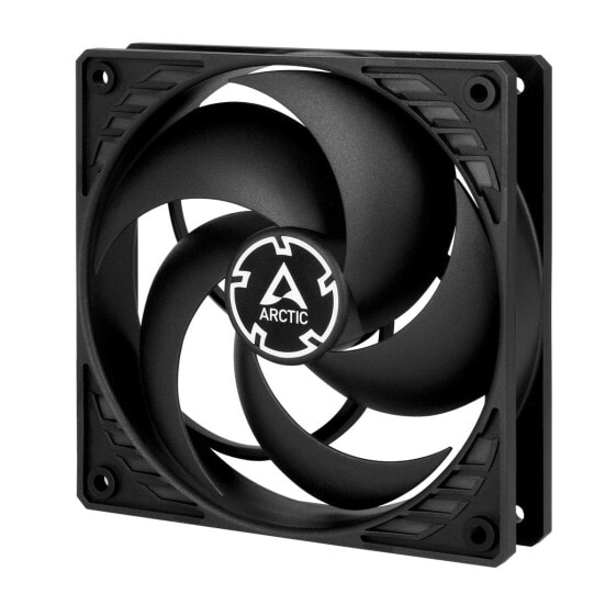 Arctic P12 PWM PST (Black/Black) Pressure-optimised 120 mm Fan with PWM PST - Fan - 12 cm - 1800 RPM - 0.3 sone - 56.3 cfm - 95.65 m³/h