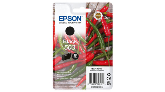 Epson 503 - Standard Yield - 4.6 ml - 210 pages - 1 pc(s) - Single pack