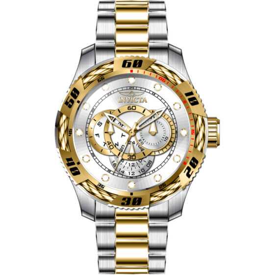 Часы Invicta Speedway GMT Silver Dial 45751