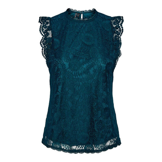 PIECES Olline Lace Sleeveless Blouse