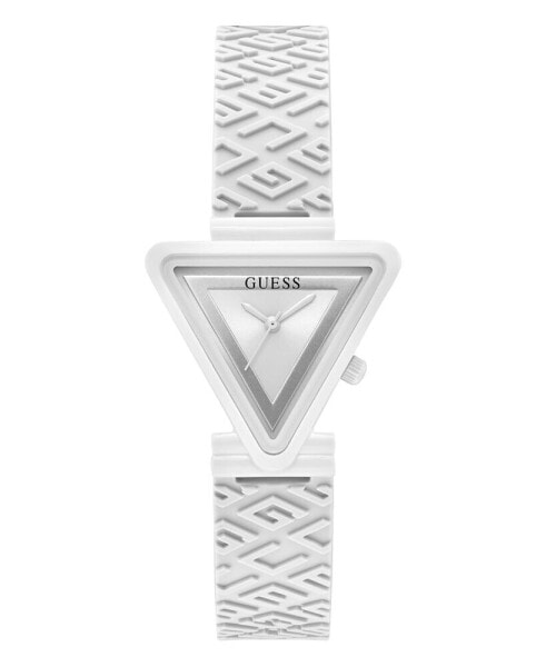 Часы Guess Analog White Silicone 34mm