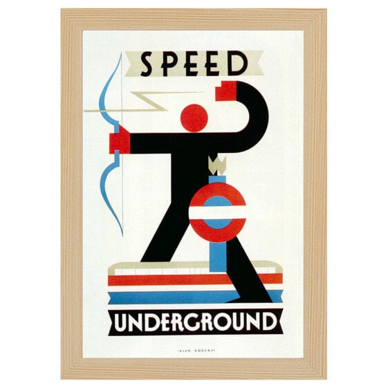 Bilderrahmen Poster 1930 Speed