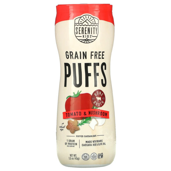 Grain Free Puffs, Tomato & Mushroom, 1.5 oz (43 g)