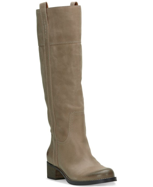 Women's Hybiscus Knee-High Wide-Calf Riding Boots