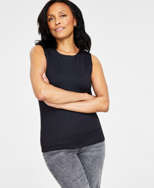 Women's Crewneck Layering Tank Top, Created for Macy's