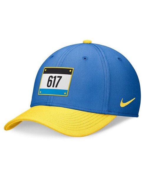 Men's Light Blue/Gold Boston Red Sox 2024 City Connect Swoosh Flex Hat