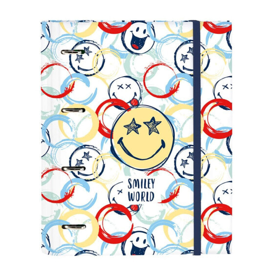 SAFTA Smiley World Art A4 Ringbook 120 Sheets Folder
