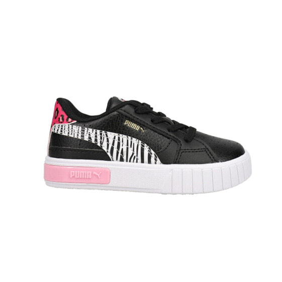 Puma Cali Star Summer Roar Ac Infant Girls Black Sneakers Casual Shoes 383187-0