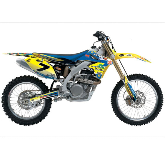 WHY STICKERS Suzuki RM-Z250 2007-2009 kit graphics with seat cover