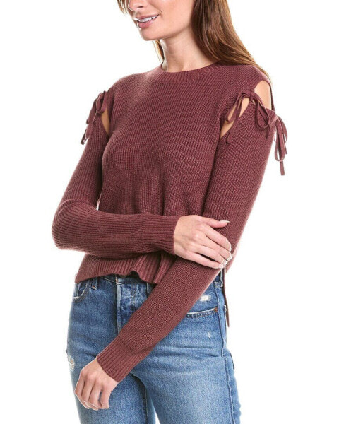 27 Miles Malibu Tie Shoulder Wool-Blend Sweater Women's