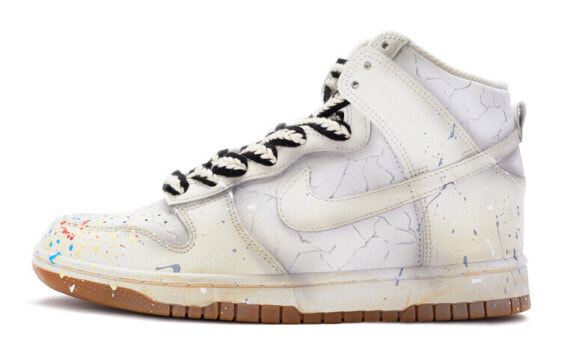 Кроссовки Nike Dunk High Vintage White Gray