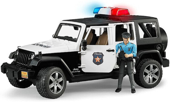 Bruder 02526 Jeep Wrangler Unlimited Rubicon Police QTY: 1