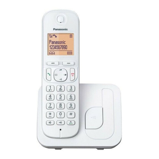 Беспроводный телефон Panasonic KX-TGC210SPW Белый Янтарь