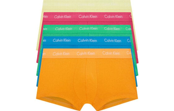 CK/Calvin Klein Underwear 彩虹系列 棉质低腰平角内裤 男款 5条装 多色 / Трусы CKCalvin Klein Underwear 5 NB1348-k5k