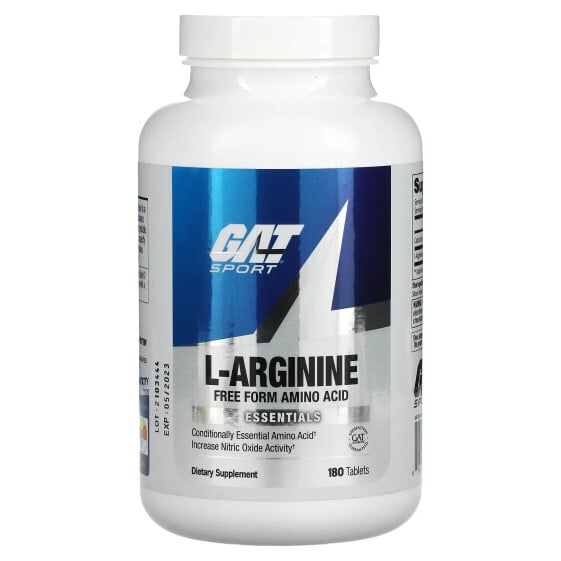 Аминокислоты GAT L-Arginine, 180 таблеток