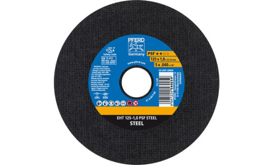 PFERD Psf Steel 61719010 Trennscheibe gerade 125 mm 22.23 25 St.