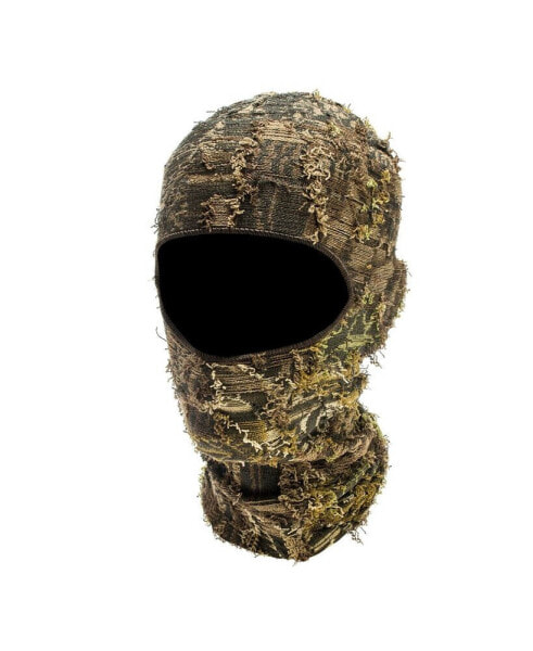 Men's Quietwear Camo Grass 1-hole Mask/One Size Fits Most, Camo Grass, One Size