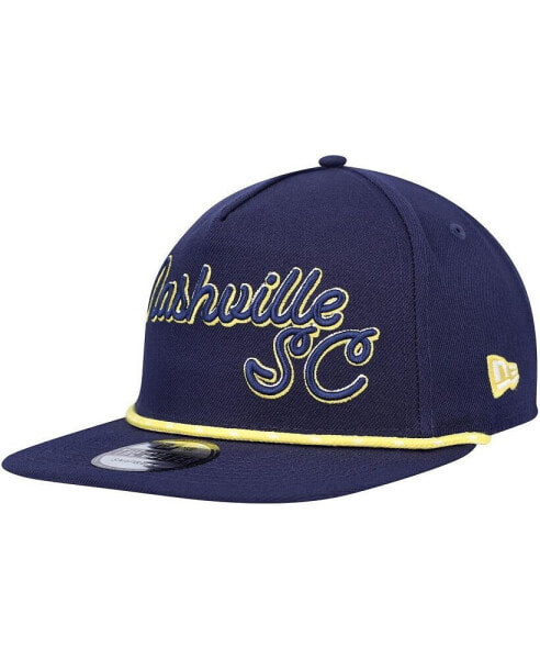 Men's Navy Nashville SC Script Golfer Adjustable Hat