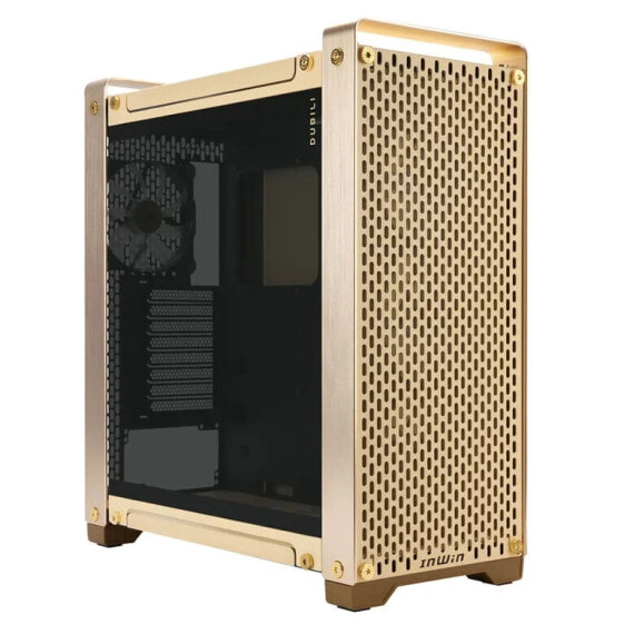 InWin DUBILI Full-Tower Tempered Glass - gold