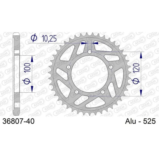 AFAM 36807 Rear Sprocket