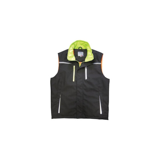 Terrax Herren Berufsweste Terrax Workwear Größe XXL schwarz/limette