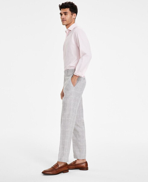 Men's Slim-Fit Linen Suit Pants, Created for Macy's
