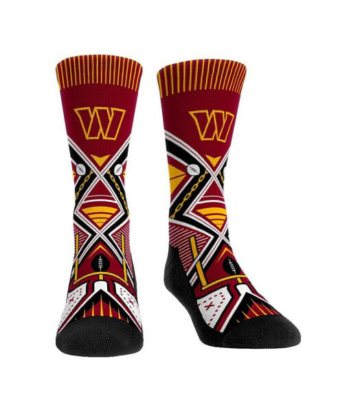 Men's and Women's Socks Washington Commanders Move the Chains Crew Socks