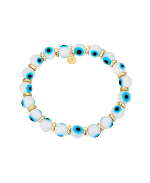 Beaded Evil Eye Stretch Bracelet