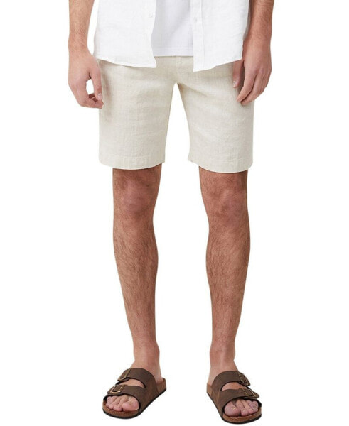 Men's Linen Pleat Shorts