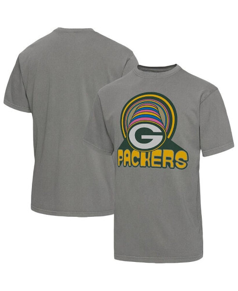 Men's Graphite Green Bay Packers Wonderland Infinity Vibe T-shirt