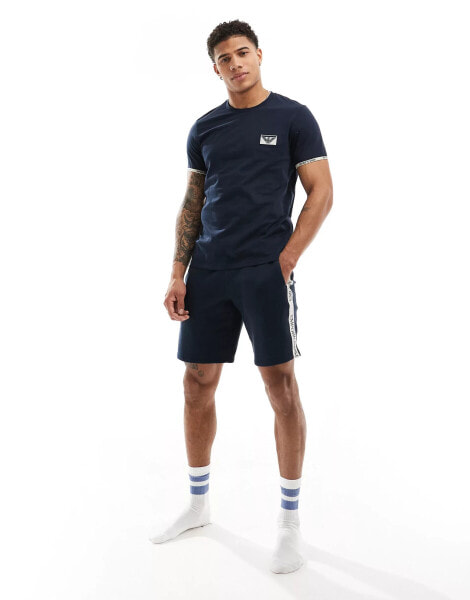 Emporio Armani Bodywear t-shirt with logo detail in navy