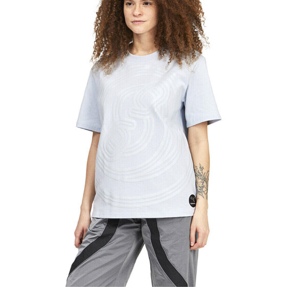 Puma X Pronounce Graphic Crew Neck Short Sleeve T-Shirt Womens Blue Casual Tops