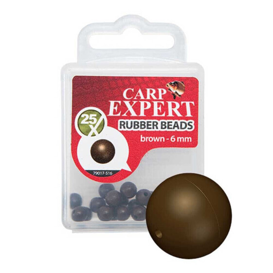 CARP EXPERT Round Rubber Beads