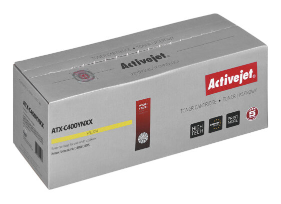 Activejet ATX-C400YNXX toner (replacement for Xerox 106R03533; Supreme; 8000 pages; yellow) - 8000 pages - Yellow - 1 pc(s)
