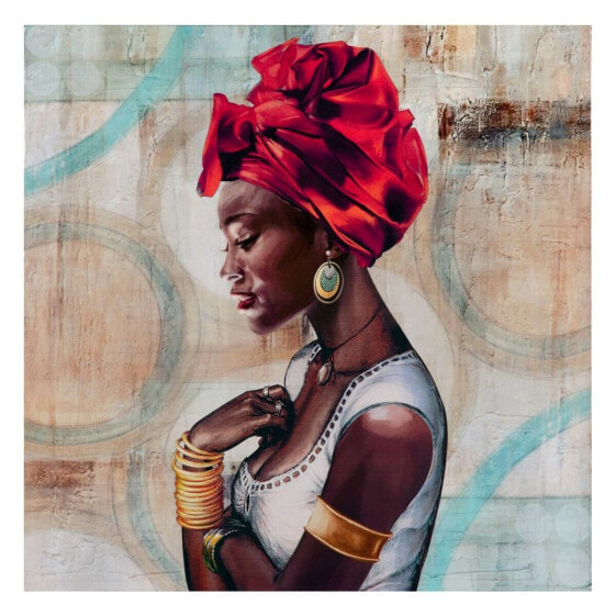 Canvas African Woman 60 x 2,5 x 60 cm