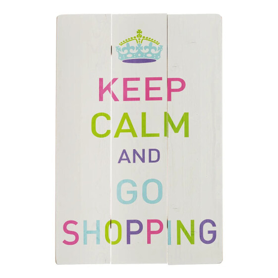 Schild Go Shopping