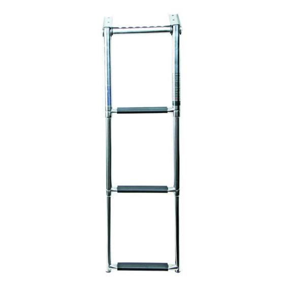 OEM MARINE 3030320 4 Steps Telescopic Stainless Steel Ladder