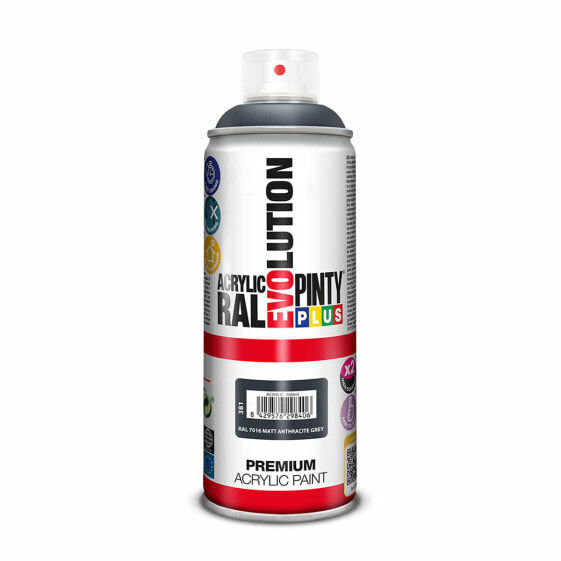 Spray paint Pintyplus Evolution RAL 7016 Anthracite 400 ml Matt