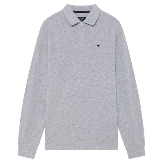 HACKETT Slim Fit Logo long sleeve polo