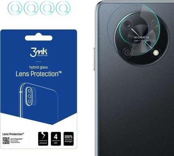 3MK Szkło hybrydowe na obiektyw aparatu 3MK Lens Protection Huawei Nova Y90 [4 PACK]